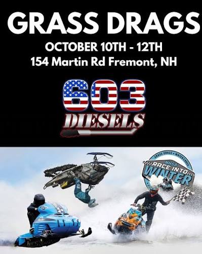 UPCOMING | 603 DIESELS GRASS DRAGS | OCTOBER 10-12th